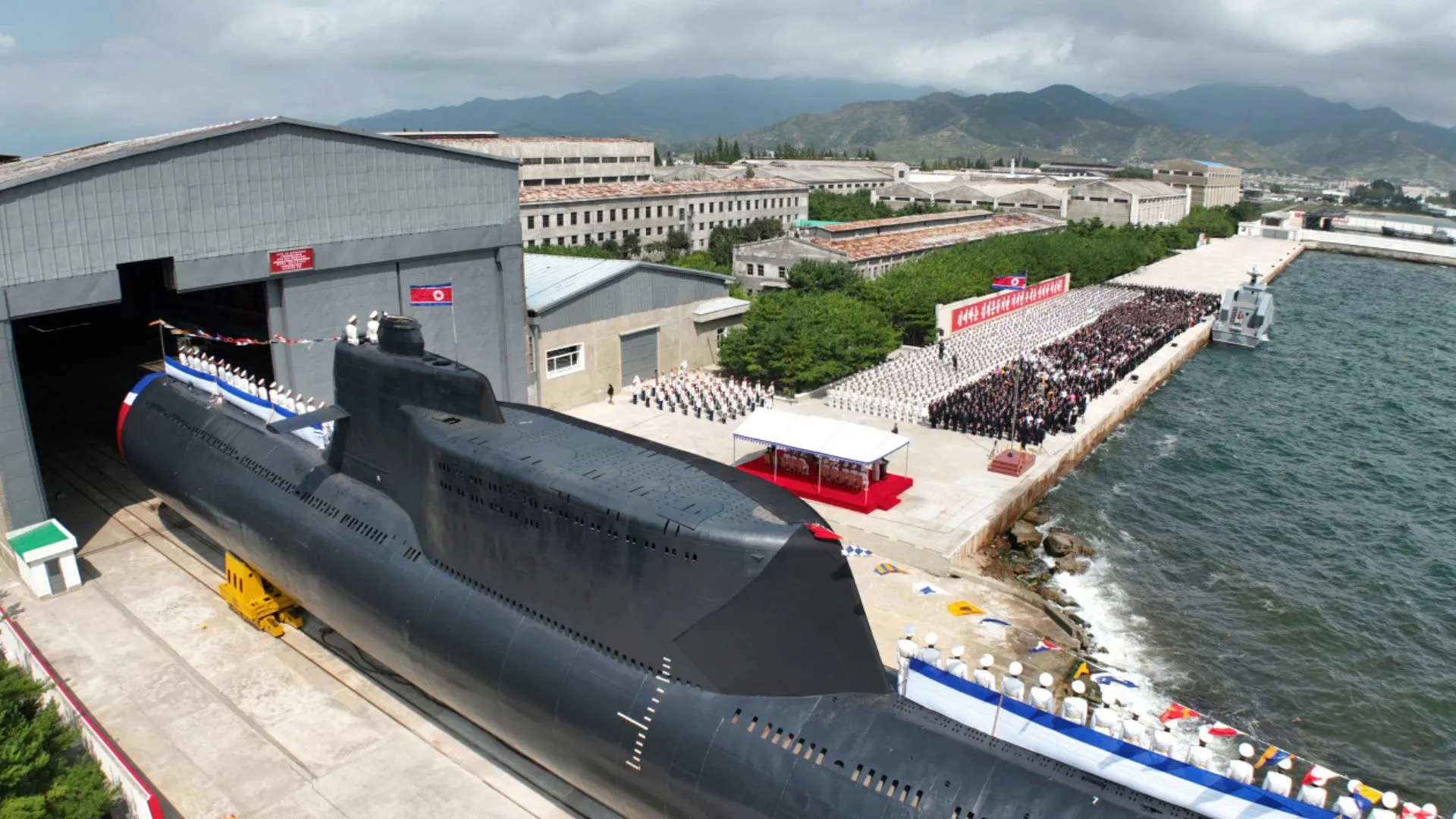 Kim Jong-un Showcases North Korea’s First Nuclear-Powered Submarine