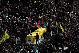 Thousands Mourn in Lebanon’s Largest Mass Funeral Post-War