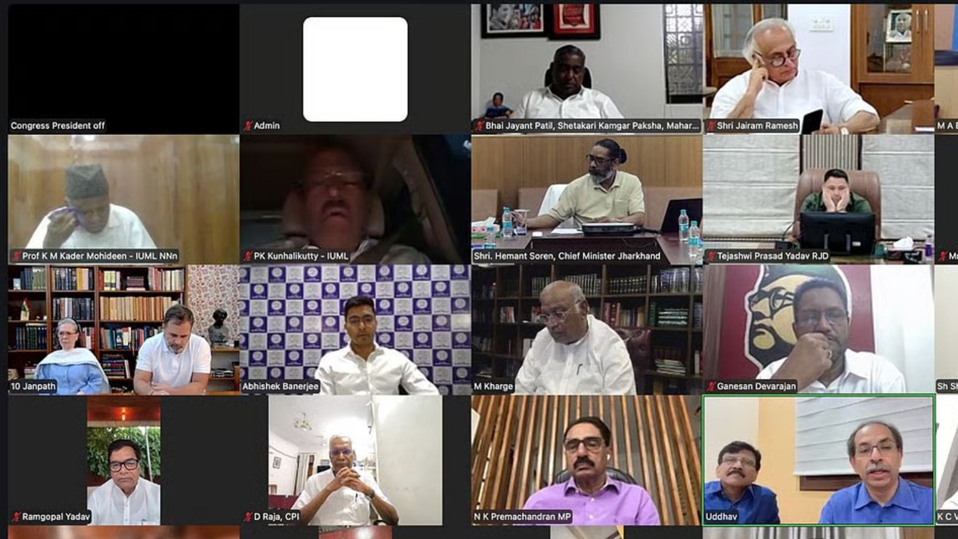 Ahead of Monsoon Session, INDIA Bloc Faces Internal Rifts in Key Online Meeting