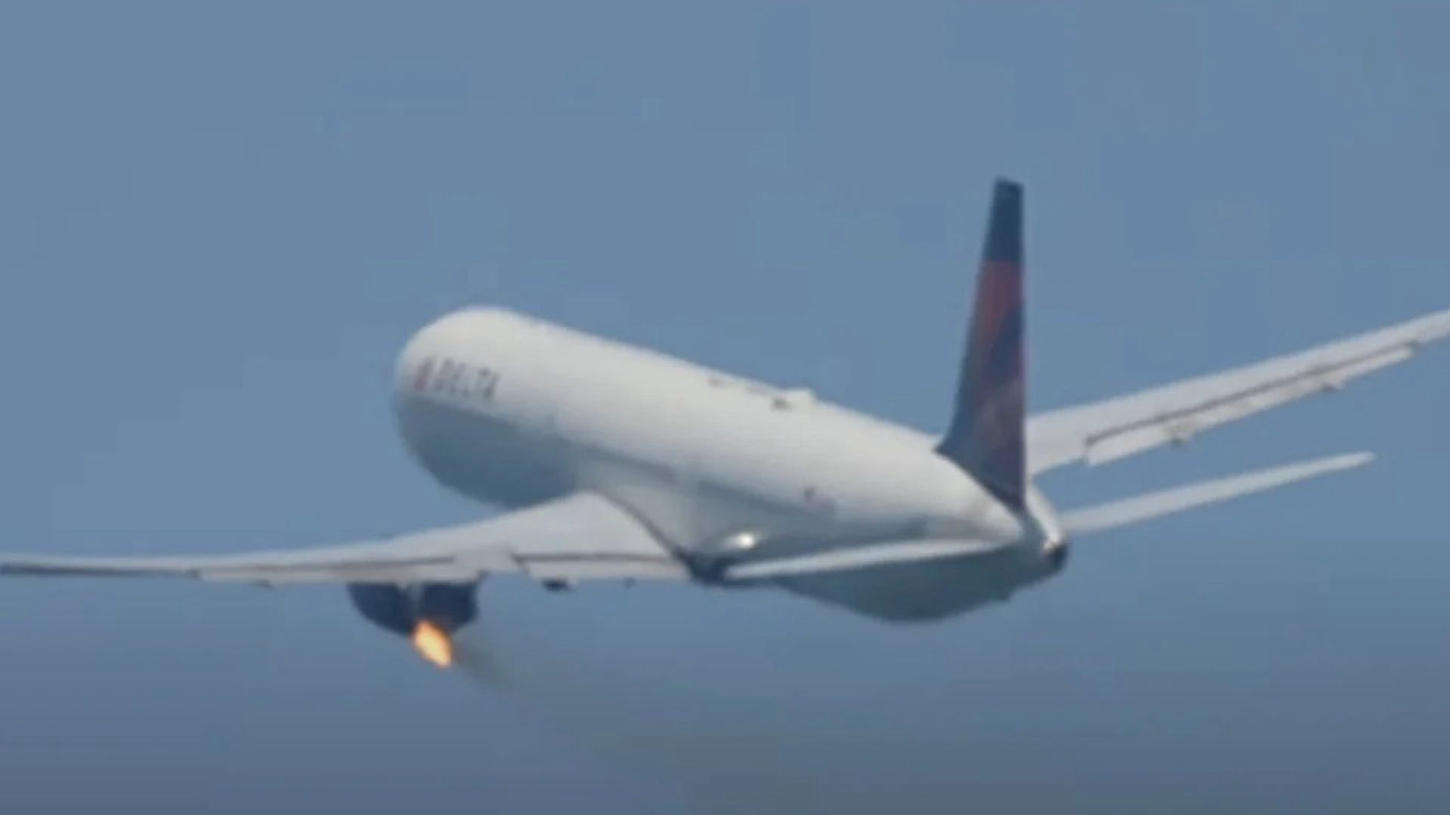 Delta Airlines Flight Makes Emergency Landing at Los Angeles Airport