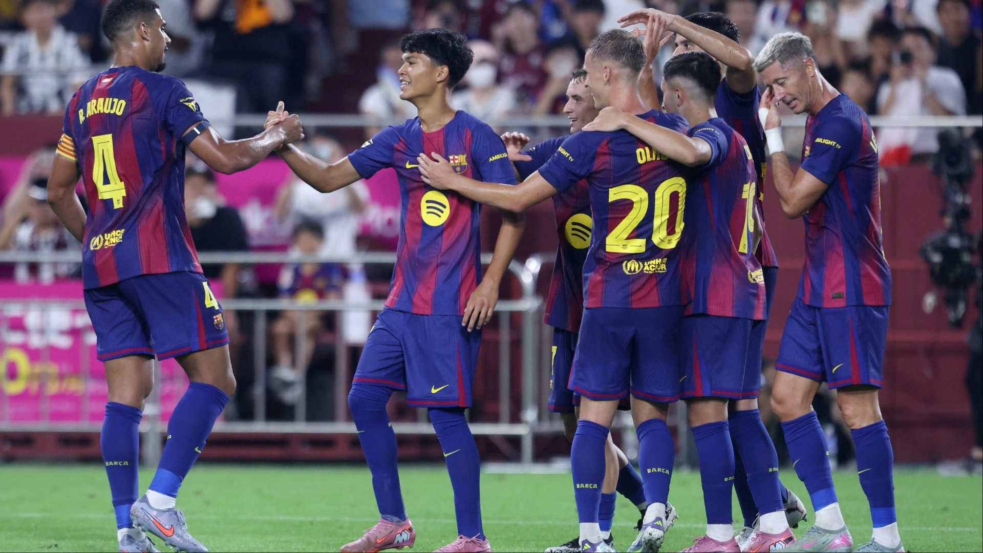 Debutants Shine Bright as Barcelona Beat Vissel Kobe in Japan