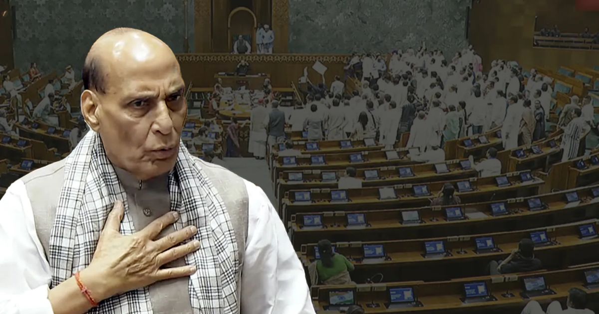 ‘Why Didn’t UPA Retaliate After 26/11?’: Rajnath Singh Tears Into Opposition Over Operation Sindoor
