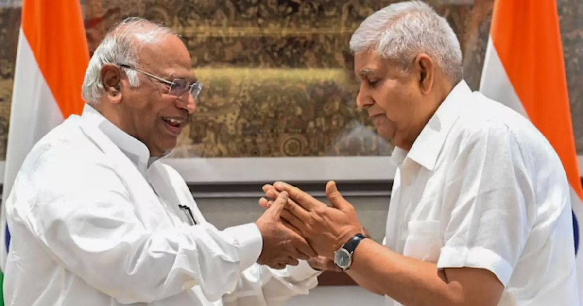 Kharge Questions Dhankhar’s Resignation, Says Reason Lies Between Him and PM Modi