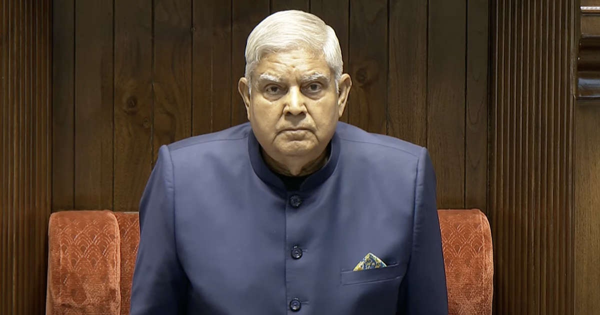 Jagdeep Dhankhar Resigns as Vice President of India, Citing Health Issues