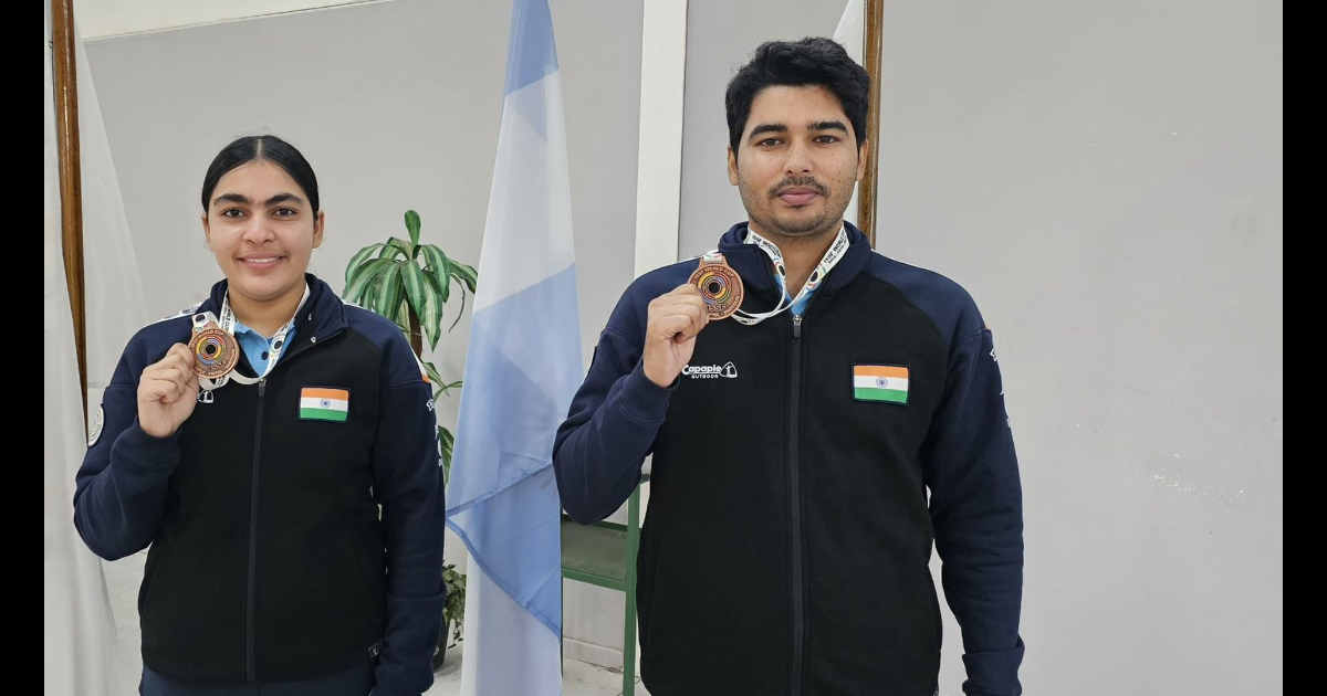 India Bags Mixed Team Bronze in 10m Air Pistol at Asian Shooting Championships