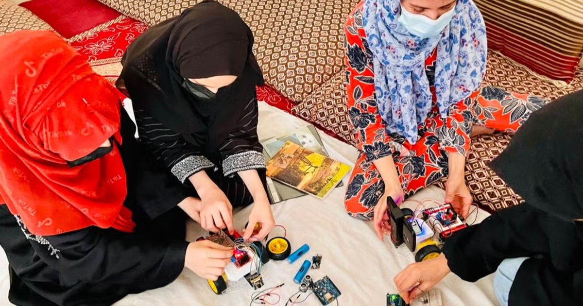 Voices Of Hope: Afghan Women Build Robots And Use AI To Keep Learning Alive