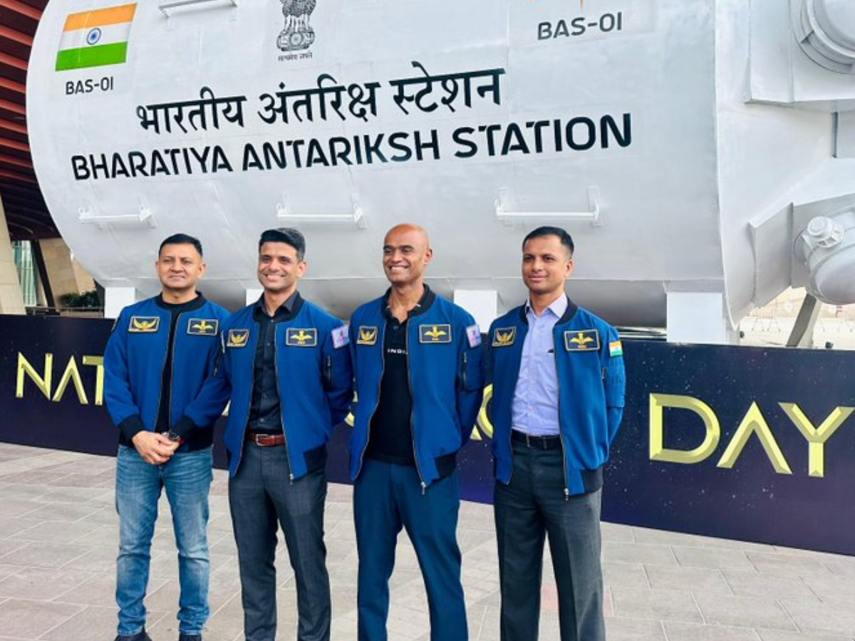 ISRO’s Gaganyaan crew - Photo Gallery