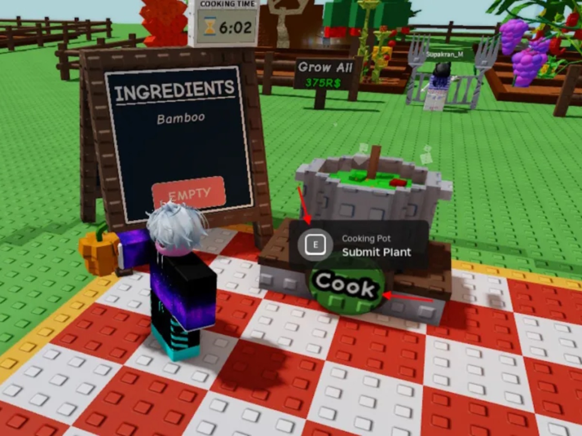 Grow a Garden Roblox Update: Complete List of Cooking Recipes Revealed
