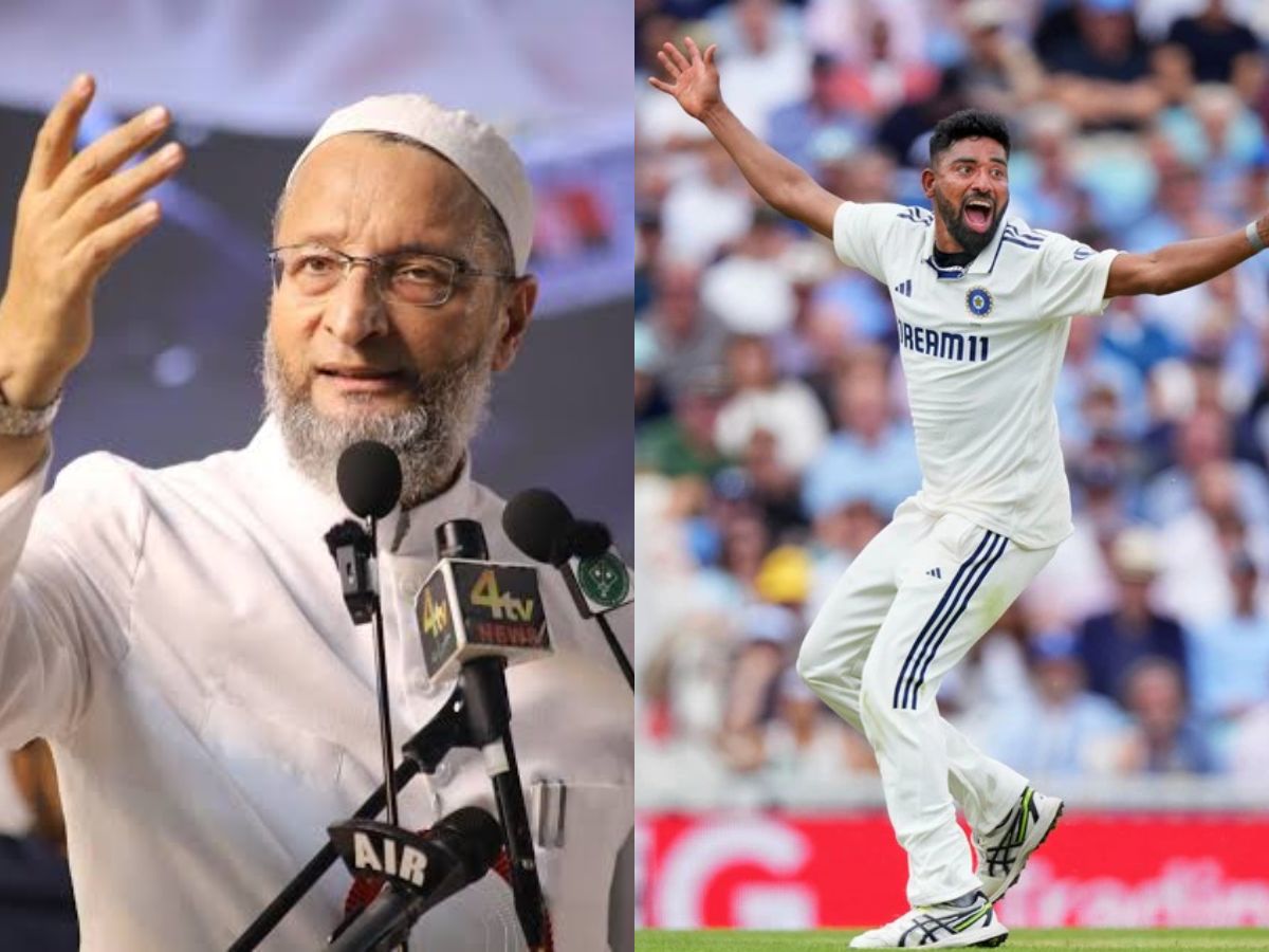 ‘Poora Khol Diye Pasha’: Asaduddin Owaisi Applauds Siraj’s Match-Winning Spell at The Oval
