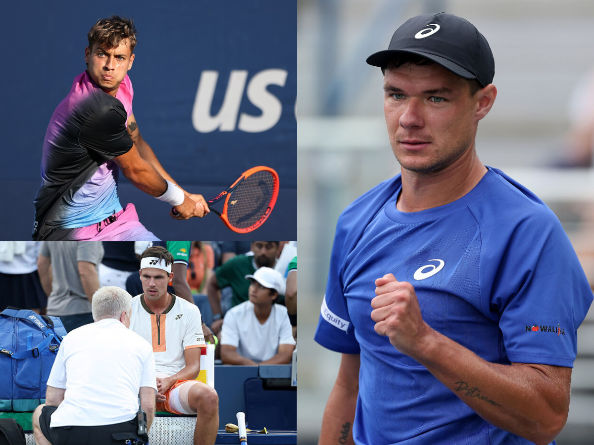 Trio of Men’s Singles Contenders Retire Injured at US Open 2025