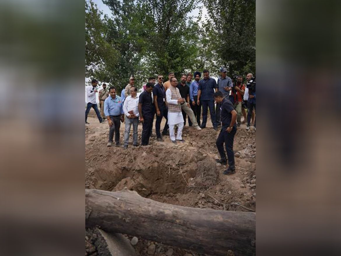 Shivraj Singh Chouhan assesses flood damage in Jammu; announces relief measures for farmers, workers