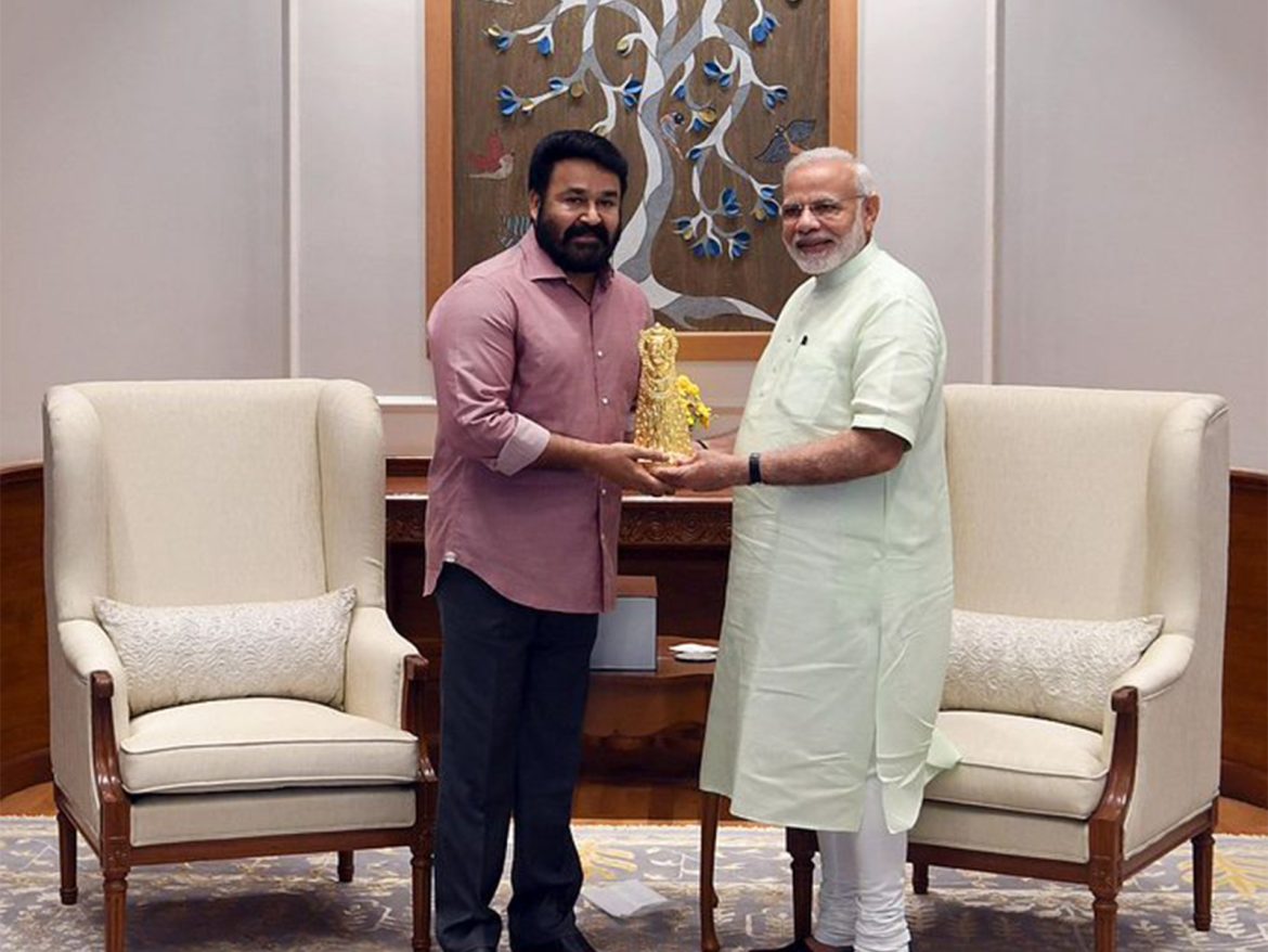 "Epitomises excellence and versatility": PM Modi congratulates Mohanlal on Dadasaheb Phalke Award