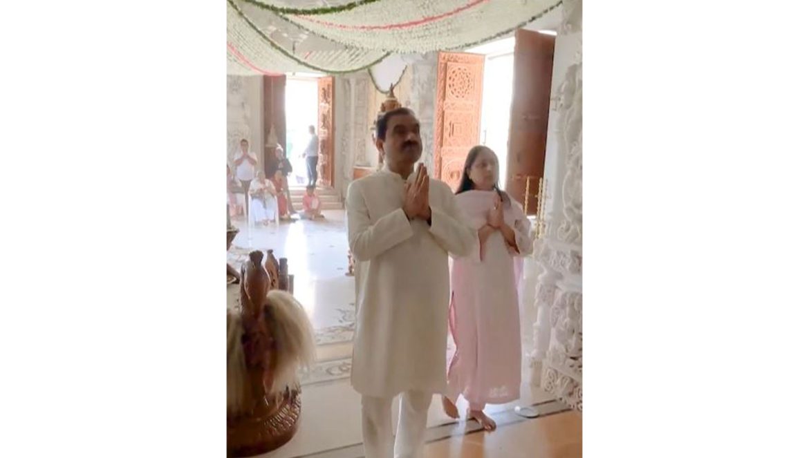 Gautam Adani offers prayers at Jain temple in Ahmedabad, a day after SEBI clean chit to Adani Group