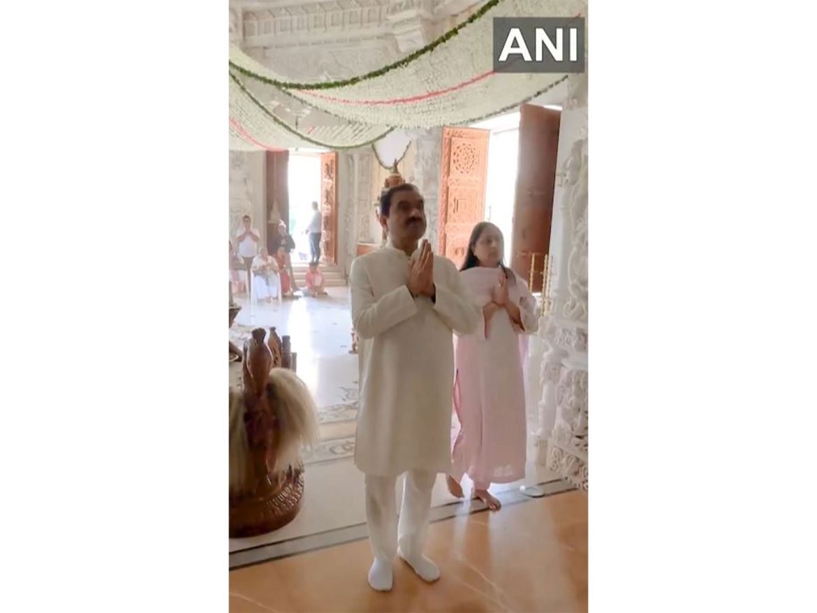 Gautam Adani offers prayers at Jain temple in Ahmedabad, a day after SEBI clean chit to Adani Group