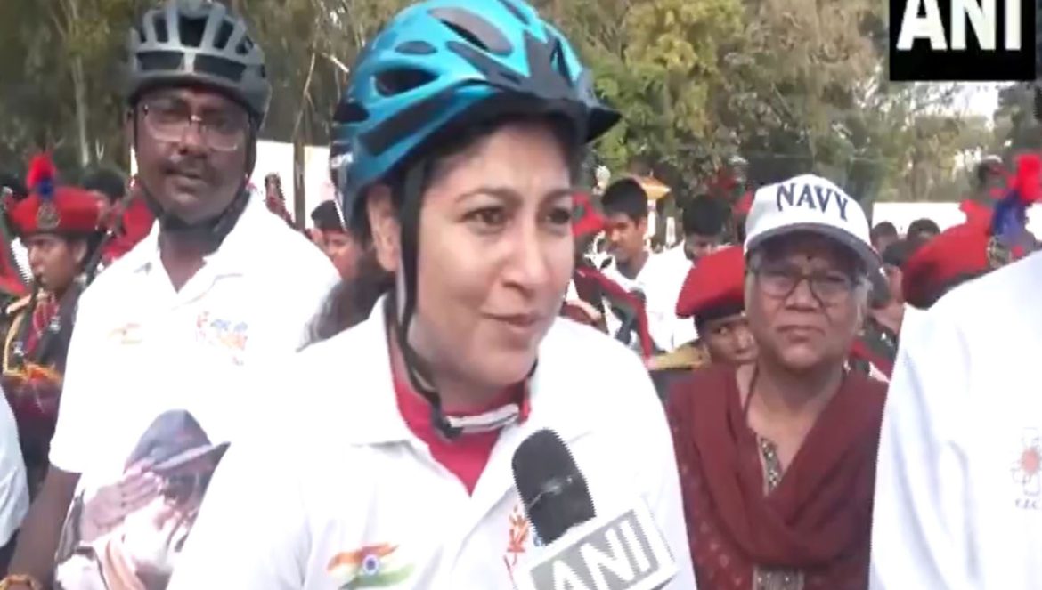 "Ranchi will be cycling capital of India": International track cyclist Gauri Mishra at Sansad Khel Mahotsav