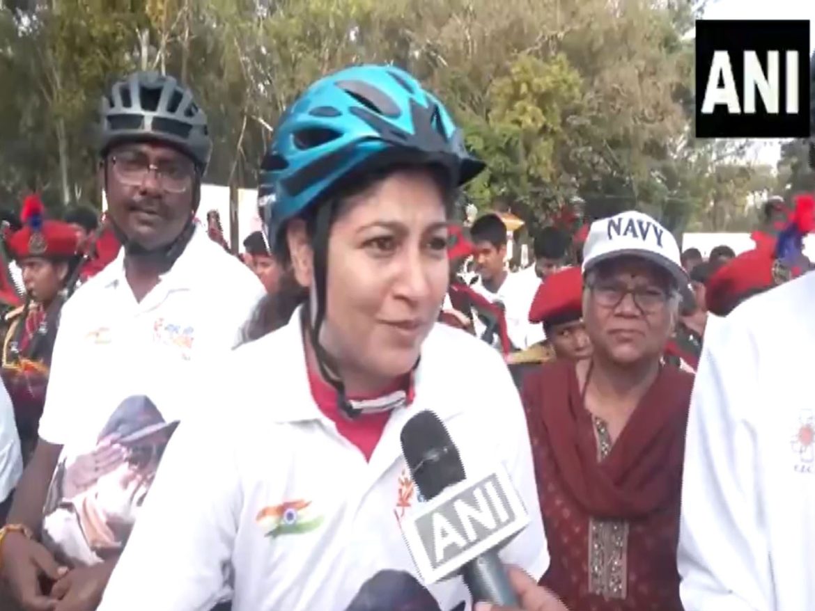 "Ranchi will be cycling capital of India": International track cyclist Gauri Mishra at Sansad Khel Mahotsav