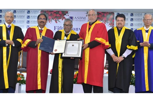 Ravindra Chamaria Receives Honorary Doctorate from ASBM