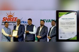 Shree TMT Awarded 5-Star Rating Green Steel Certificate by NISST