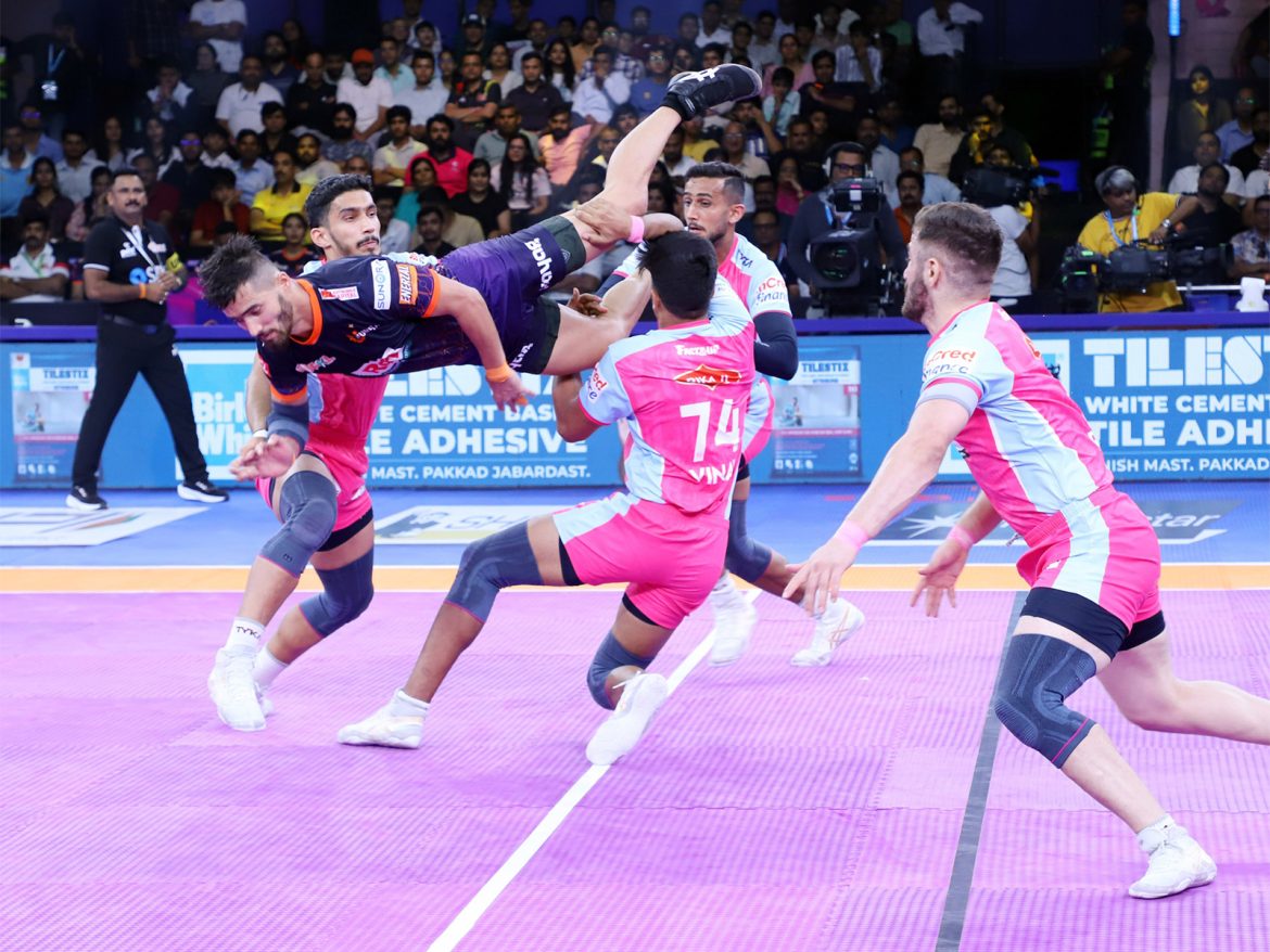 PKL 12: Nitin Kumar's Super 10 leads Jaipur Pink Panthers comeback to clinch tie-breaker against U Mumba