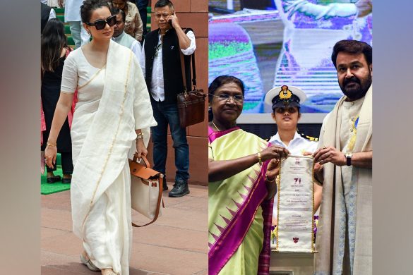 "We feel good to see our seniors being awarded": Kangana Ranaut on Mohanlal's Dadasaheb Phalke Award honour
