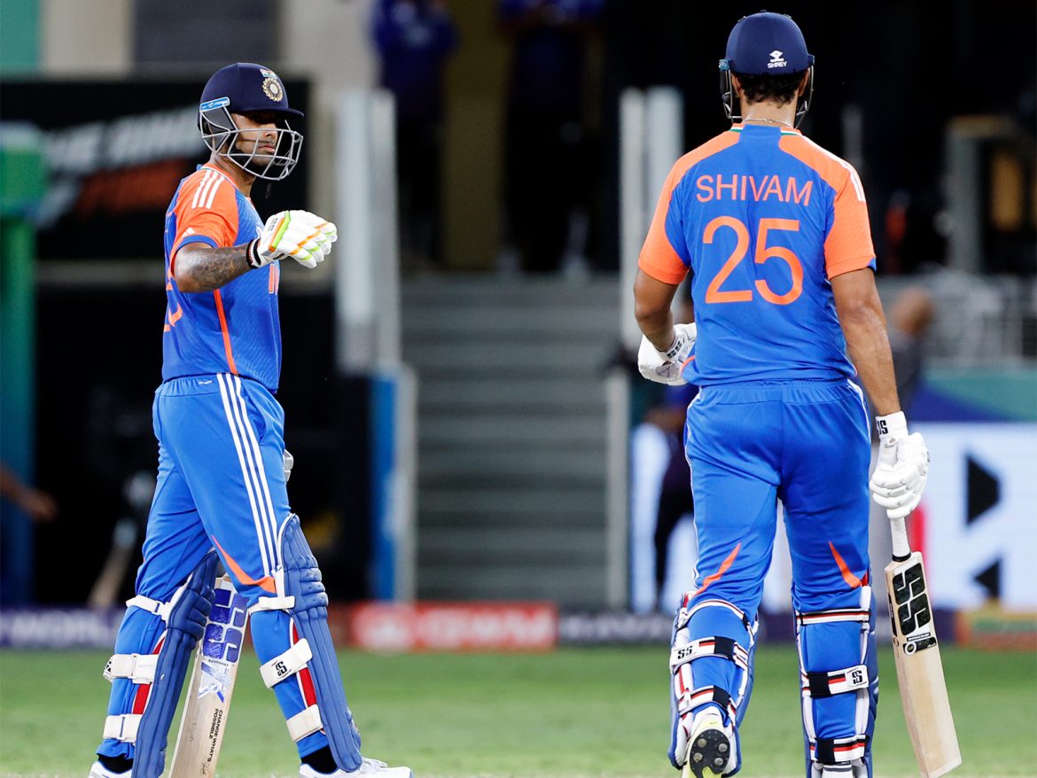 "Looking at their bowling lineup, they had a left-arm and a leg spinner...": Suryakumar Yadav on promoting Shivam Dube in batting order