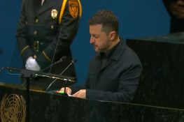 "We are living through the most destructive arms race in human history": Ukrainian President Volodymyr Zelenskyy at UNGA