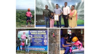 India’s Youngest Trailblazer: 6-Year-Old Thevaky Sets World Record in 155-Foot Blindfolded Rappelling