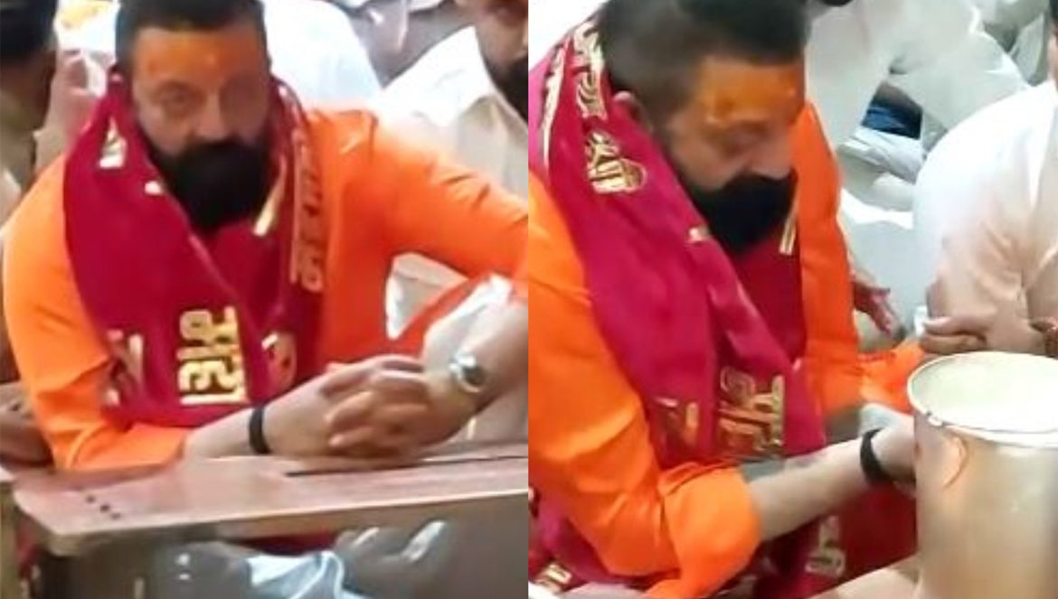 Sanjay Dutt offers prayers at Ujjain's Mahakaleshwar Temple, attends Bhasm Aarti