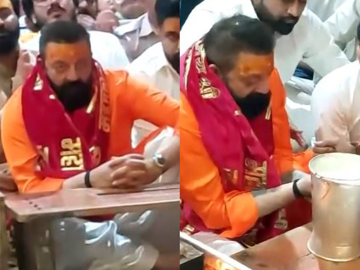 Sanjay Dutt offers prayers at Ujjain's Mahakaleshwar Temple, attends Bhasm Aarti