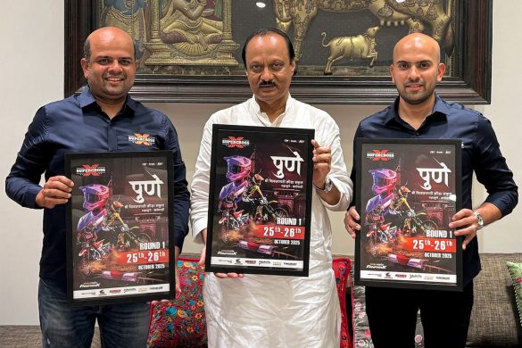 Ajit Pawar unveils official poster for Indian Supercross Racing League round 1