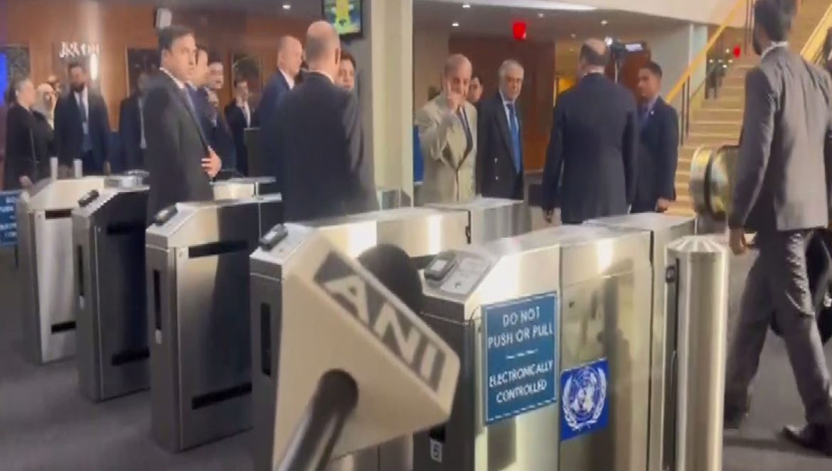 Pak PM Shehbaz Sharif confronted by ANI on cross-border terrorism before his UN speech, watch reaction