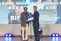 NFDC presents inaugural Vision Asia Award to director Shahram Mokri at Busan International Film Festival 2025