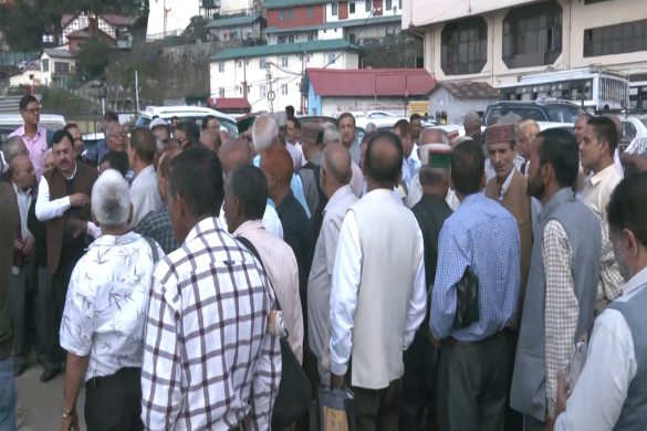 HRTC pensioners stage protest in Shimla, demand timely release of pension