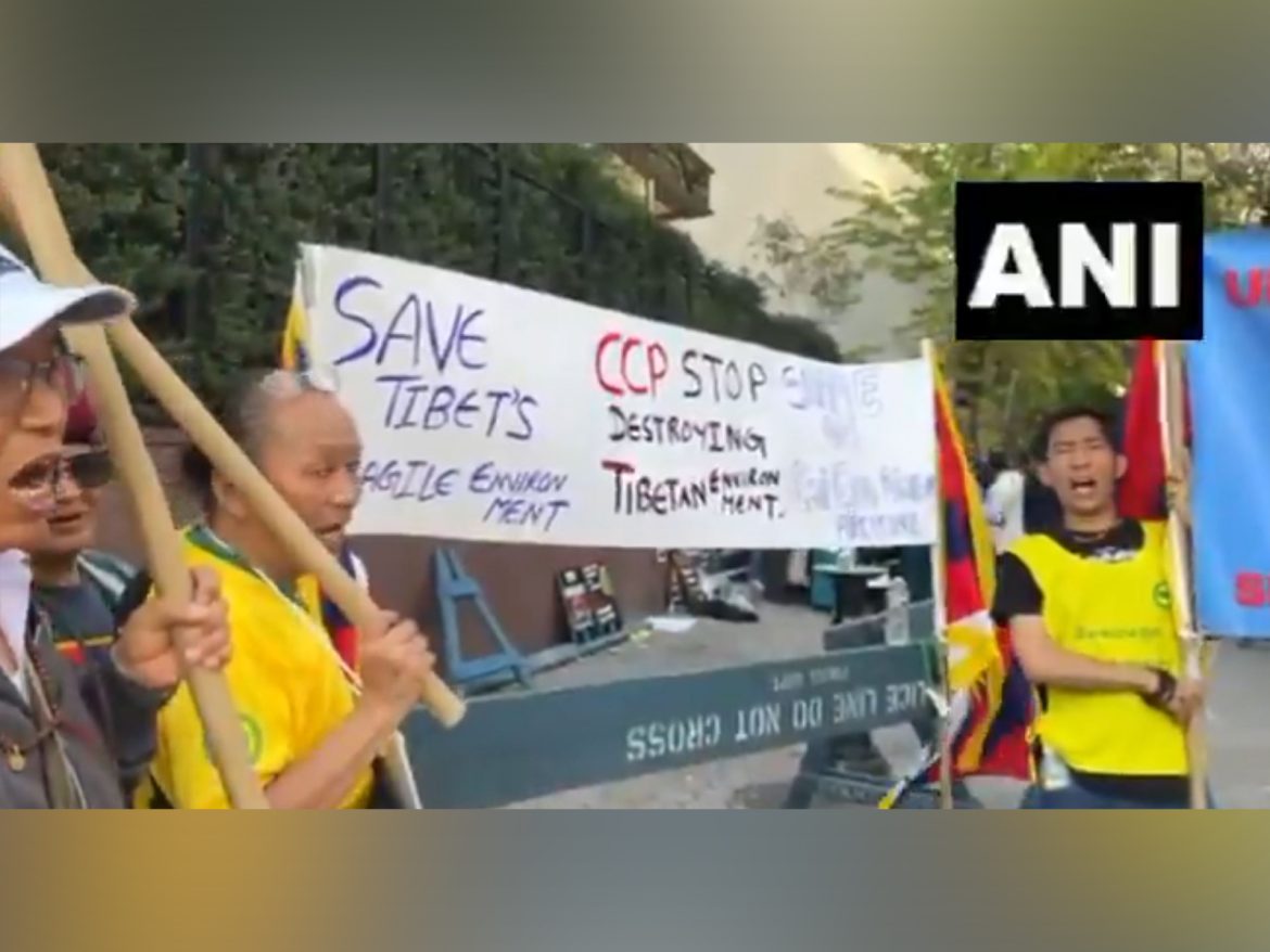 "China out of Tibet now": Tibetan activists protest outside UN, call for global support