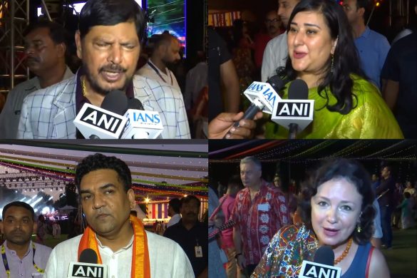 Political leaders, diplomats attend Global Garba Festival at Sunder Nursery
