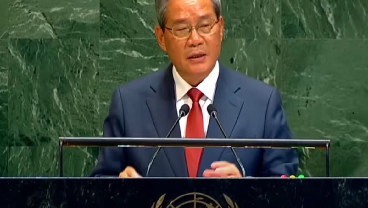China's Premier decries 'tariff hikes' at UNGA, calls for global cooperation