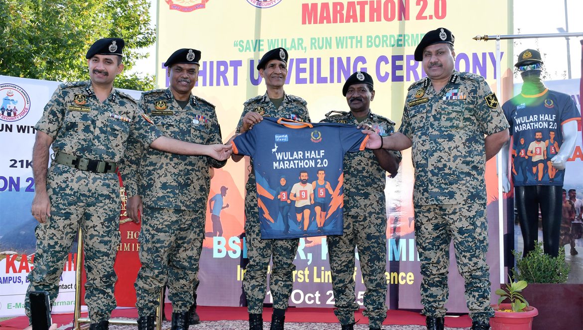 Wular Half Marathon 2.0: BSF hosts T-Shirt unveiling ceremony