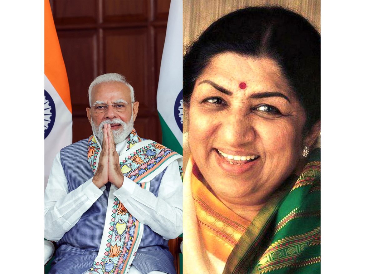 "Her songs stir human emotions": PM Modi offers heartfelt tribute to Lata Mangeshkar on her birth anniversary