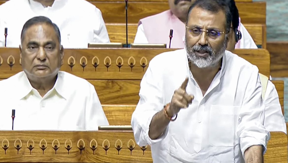 Nishikant Dubey alleges Congress' role in former Railway Minister LN Mishra's murder