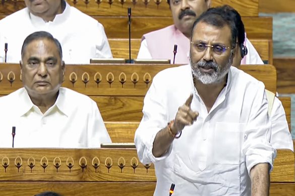 Nishikant Dubey alleges Congress' role in former Railway Minister LN Mishra's murder