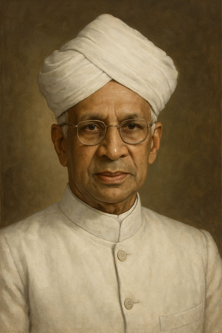 Portrait of Dr. Sarvepalli Radhakrishnan, India’s second President. - Photo Gallery
