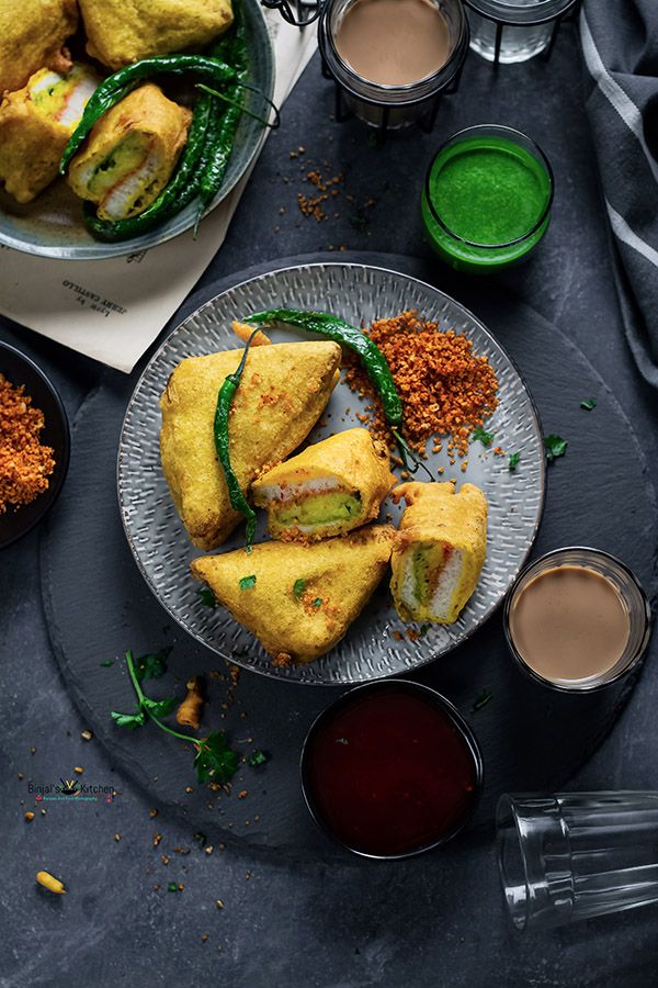 Bread pakoras stuffed with potato a filling rainy snack - Photo Gallery