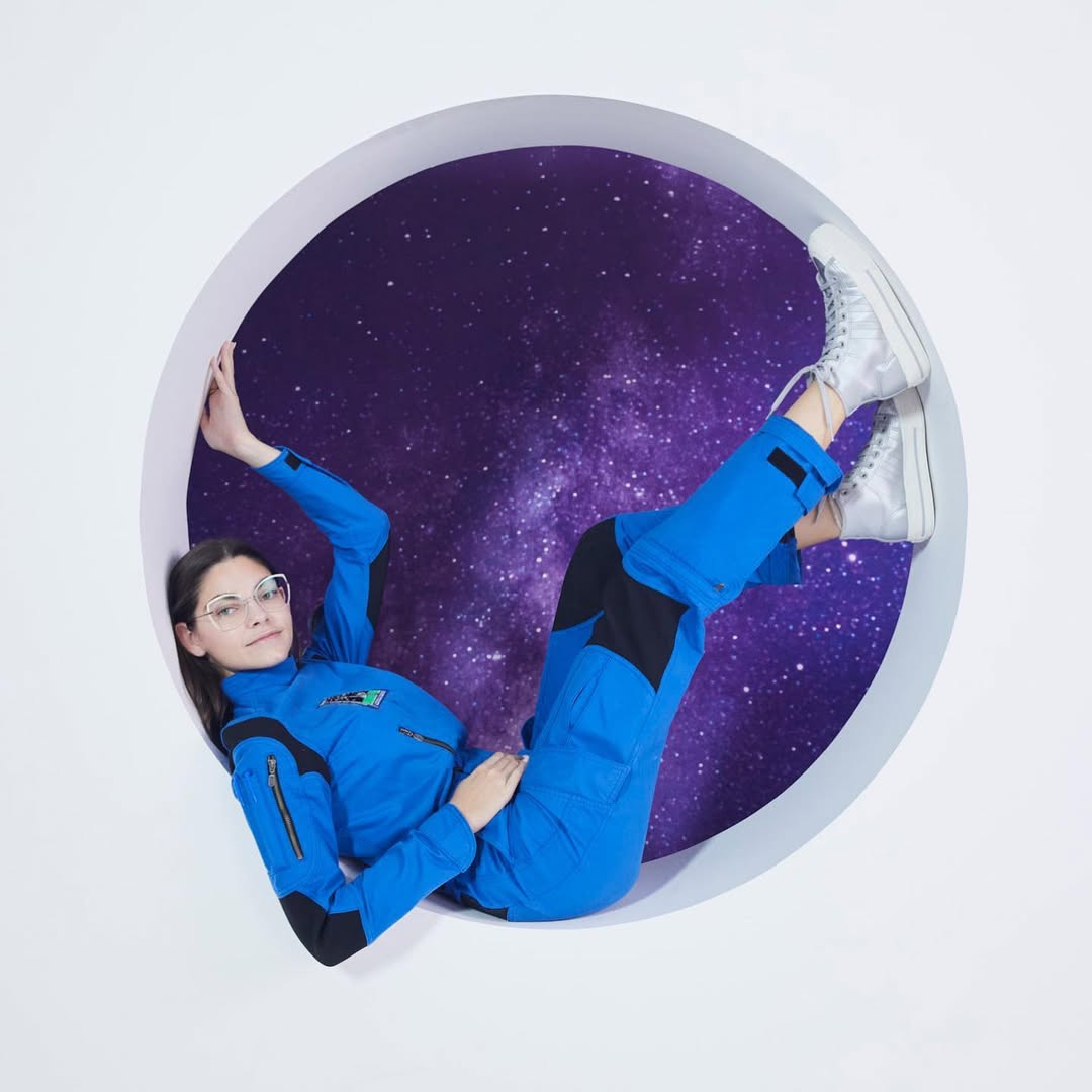 Alyssa speaking passionately at a young space summit. - Photo Gallery