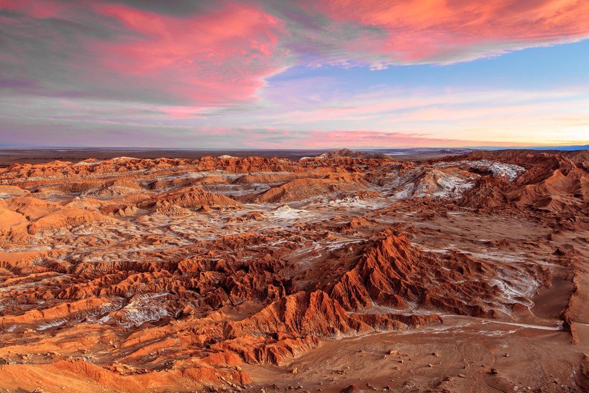 Atacama Desert, Chile world’s driest desert with almost no rainfall. - Photo Gallery