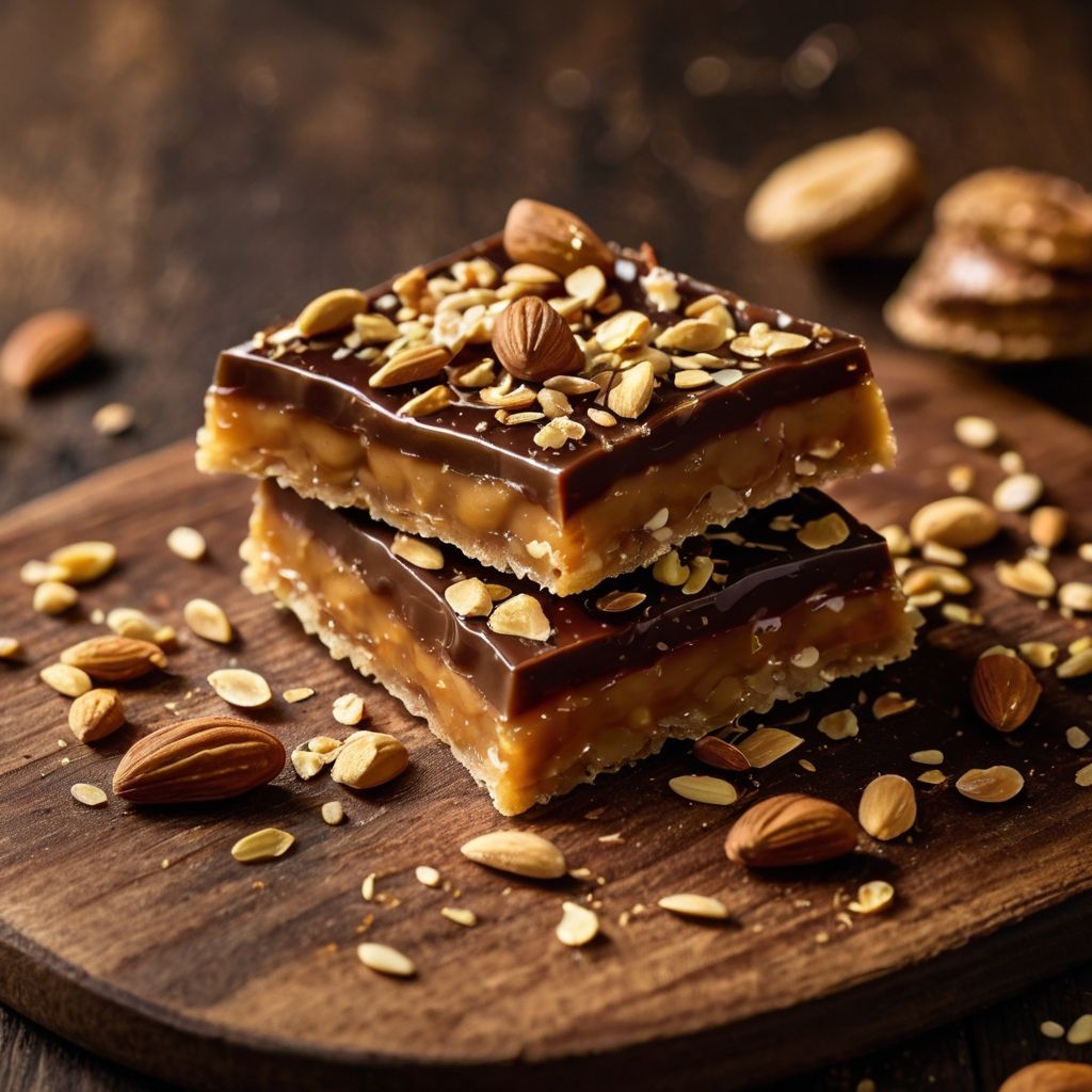 Stirring almond extract into the melted chocolate mixture - Photo Gallery