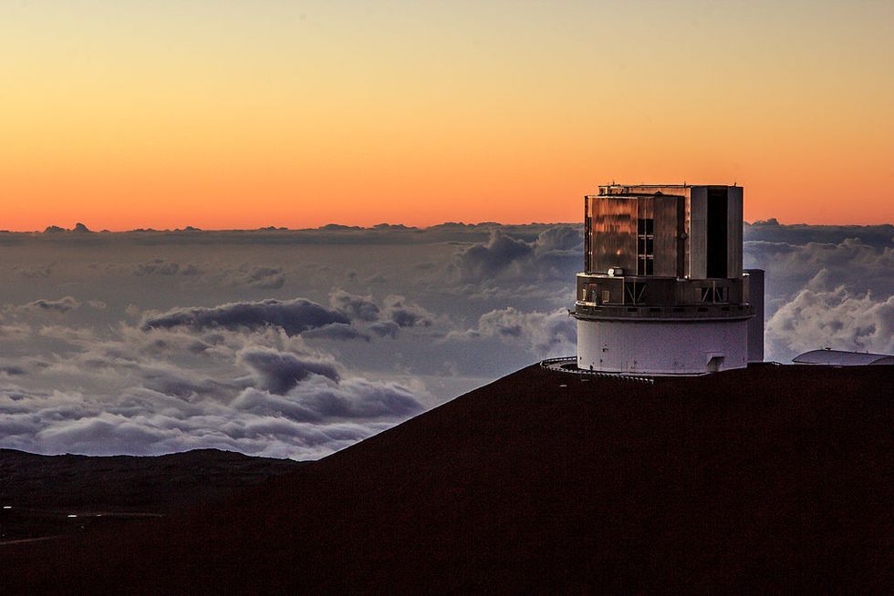 Subaru Telescope dome atop Mauna Kea, Hawaii. - Photo Gallery