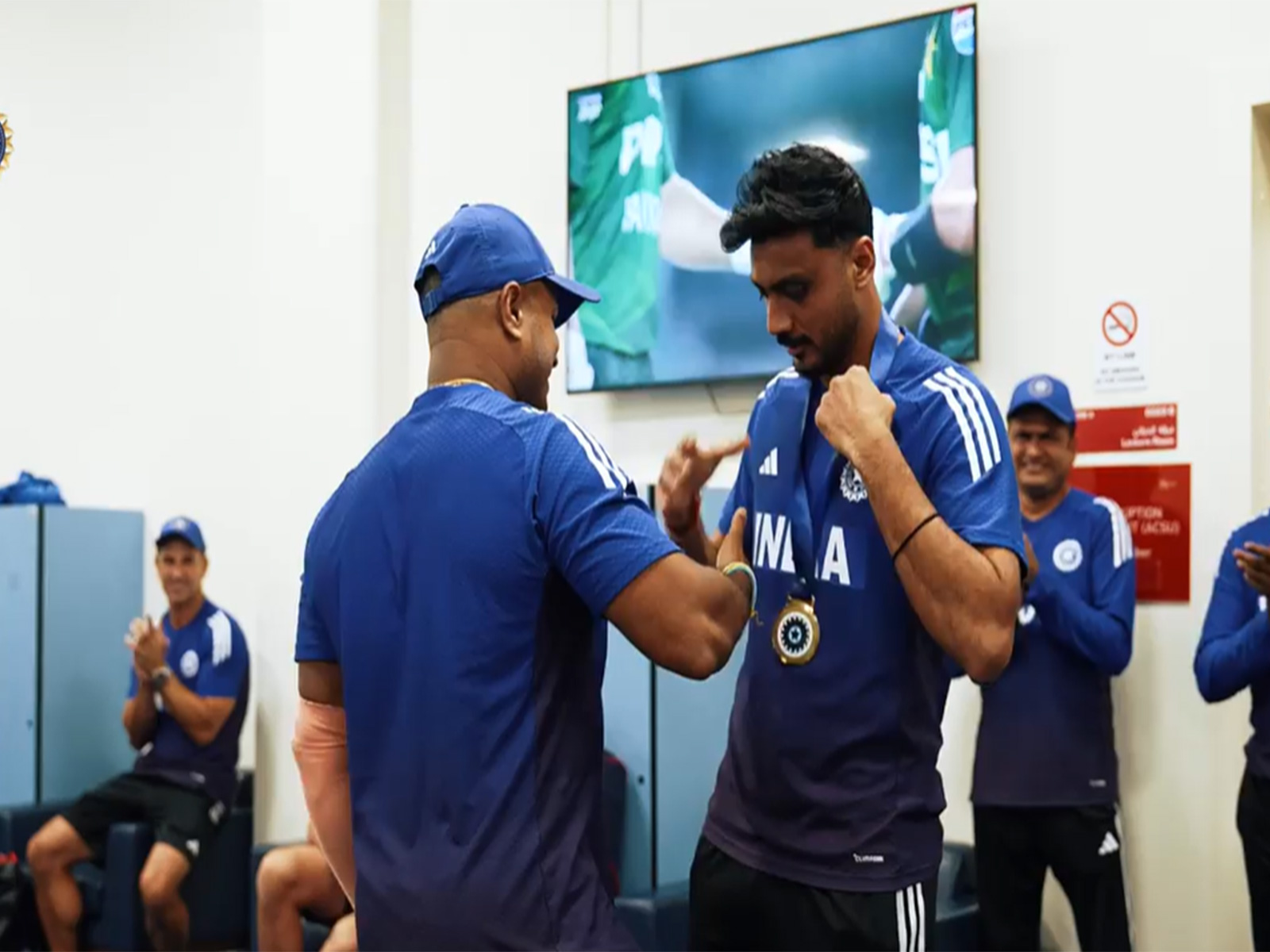 Axar Patel awarded 'Impact Player of the Match' medal following win over Pakistan in Asia Cup