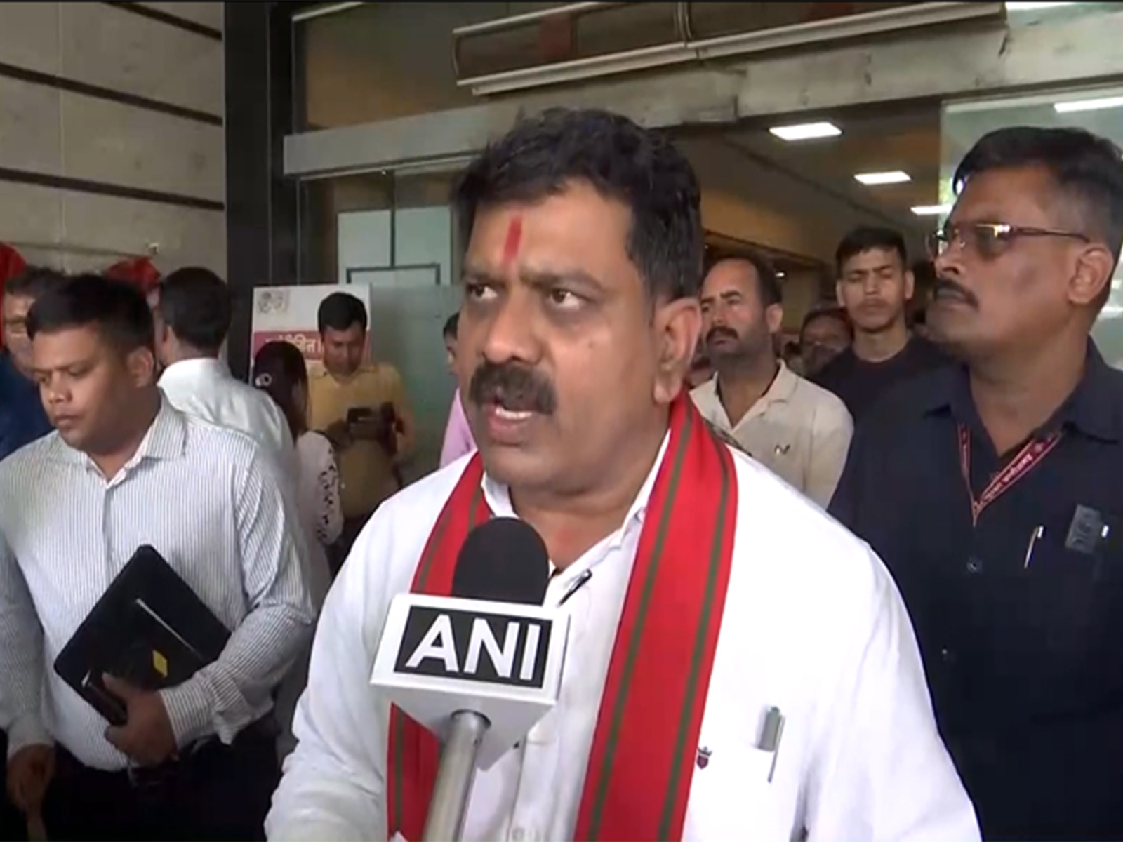 Chhattisgarh Dy CM Vijay Sharma meets jawan injured in IED explosion in Dantewada