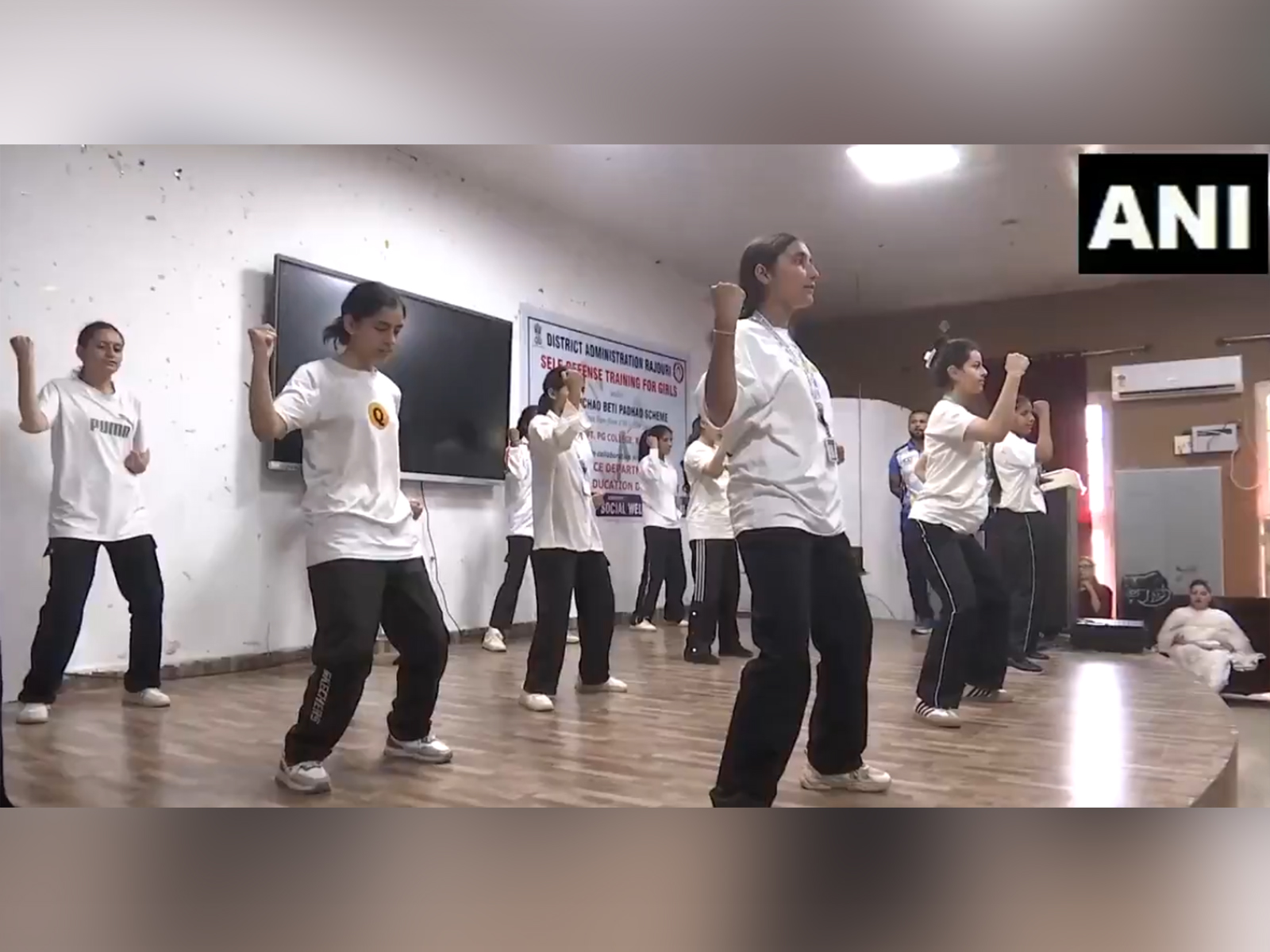 Self-Defence Training Programme organised under Beti Bachao Beti Padhao scheme. (Photo/ANI) Self-Defence Training Programme organised under Beti Bachao Beti Padhao scheme. (Photo/ANI)