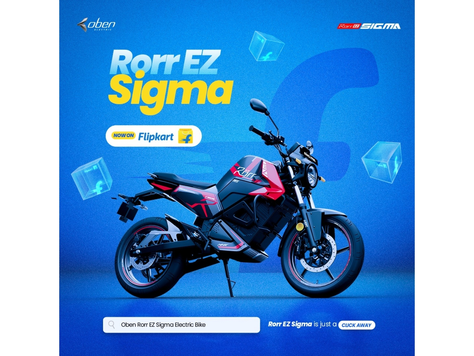 Oben Electric’s Rorr EZ Sigma Now Available on Flipkart